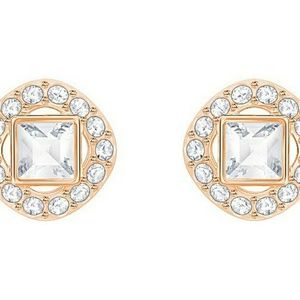Swarovski Rose Gold Angelic Square Earrings